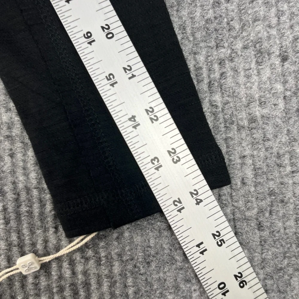 Caslon Jacket Womens XS Black Open Front Knit Moto Ponte Career Minimalist NEW